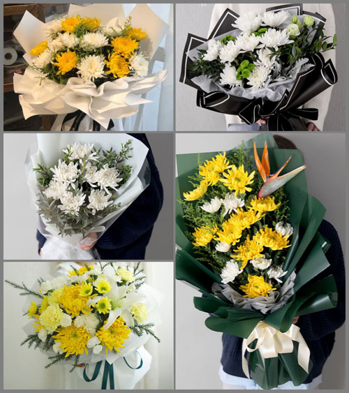 广西百色田林县六隆镇白事花束代送